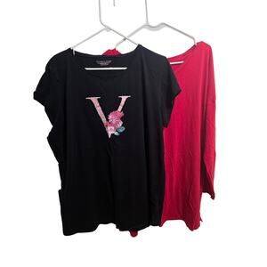 X6(2) BUNDLE: 2 VICTORIA SECRET Night shirts Preloved 
XL